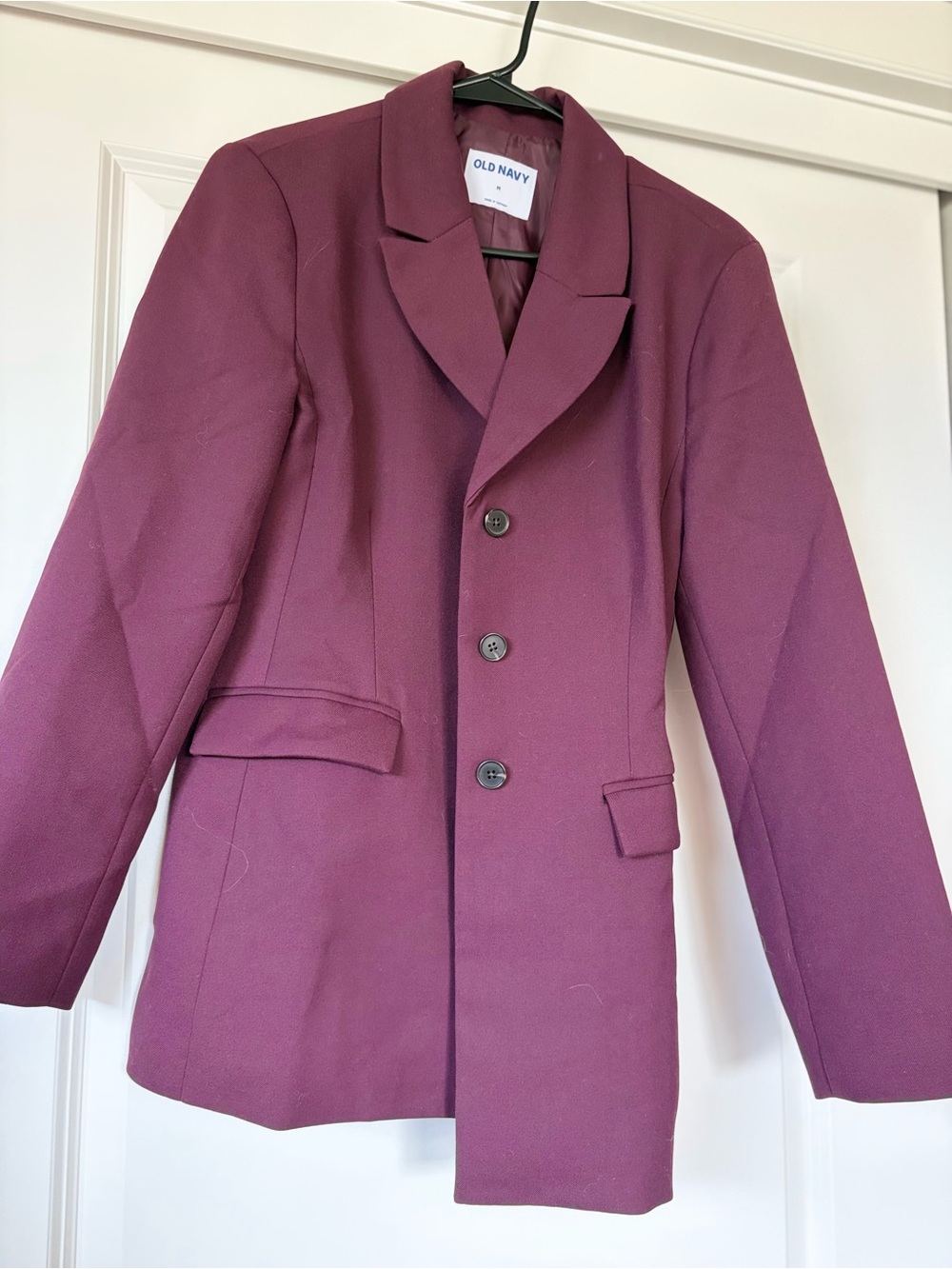 Old Navy Women's Plum Single-Breasted Blazer